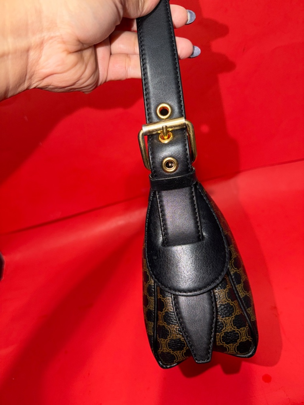 🛑SOLD🛑CELINE Macadam Pattern Shoulder Bag - Picture 7 of 12